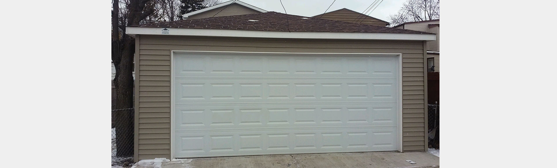two door garage